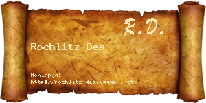 Rochlitz Dea névjegykártya